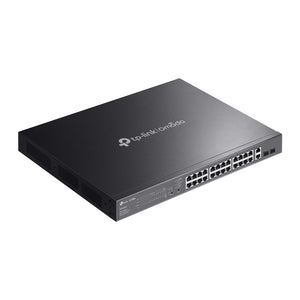 TP - Link ES228GMP Omada 28 - Port Gigabit Easy Managed 250m Long Range POE Switch with 24 - Port PoE+ - ACE Peripherals