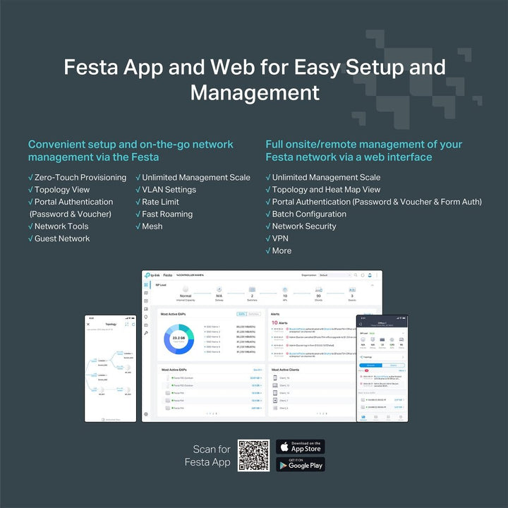 TP - Link Festa FR365 AX3000 Gigabit VPN WiFi Gateway Router - ACE Peripherals