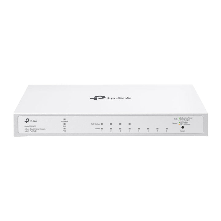 TP-Link Festa FS308GP 8-Port Gigabit Smart Switch with 4-Port PoE+ - ACE Peripherals