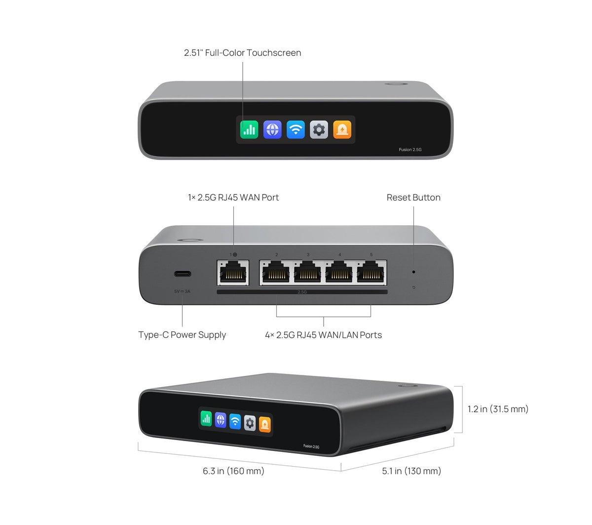 TP-Link Fusion 2.5G Omada Gateway Router - ACE Peripherals