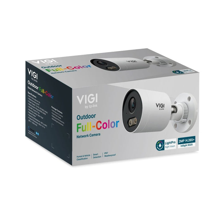 TP - Link InSight S325 VIGI 2MP Outdoor Full - Color Bullet Network Camera - ACE Peripherals