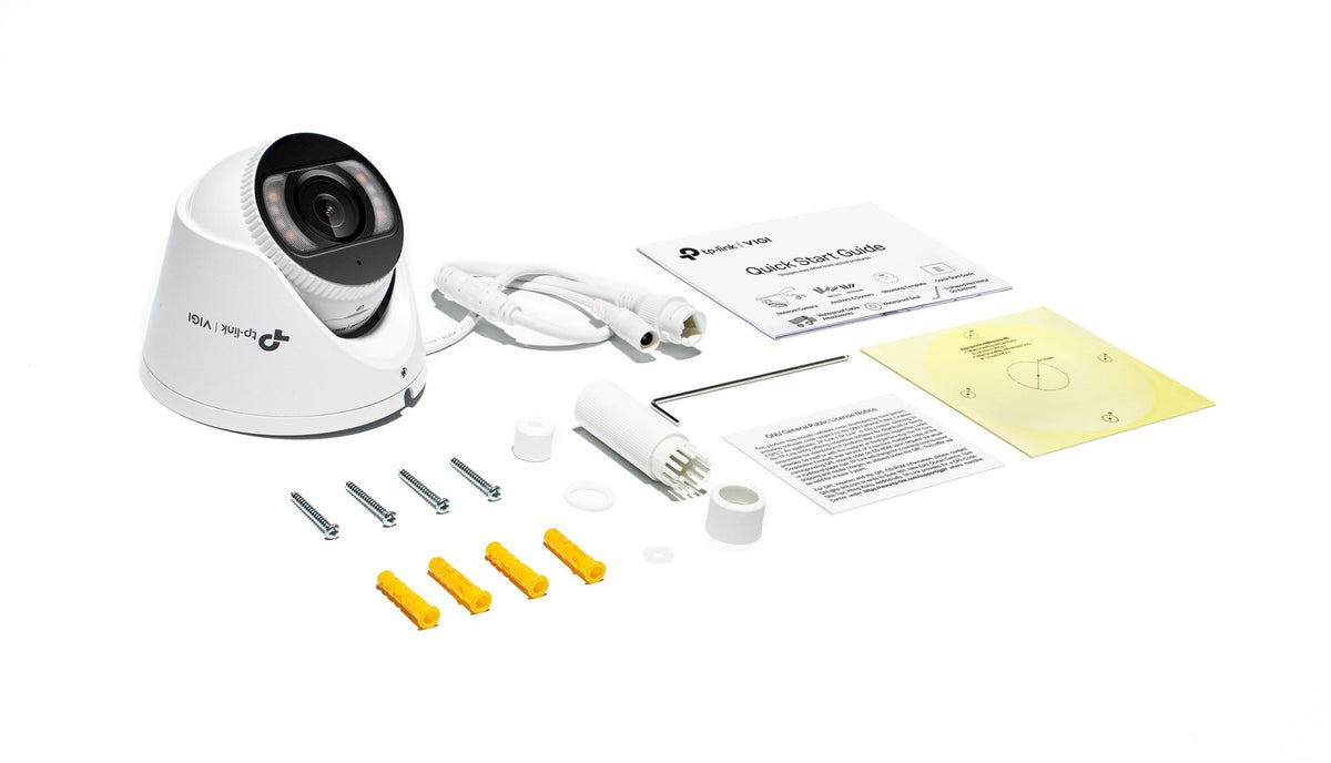 TP - Link InSight S455 VIGI 5MP Full - Color Turret Network Camera - ACE Peripherals