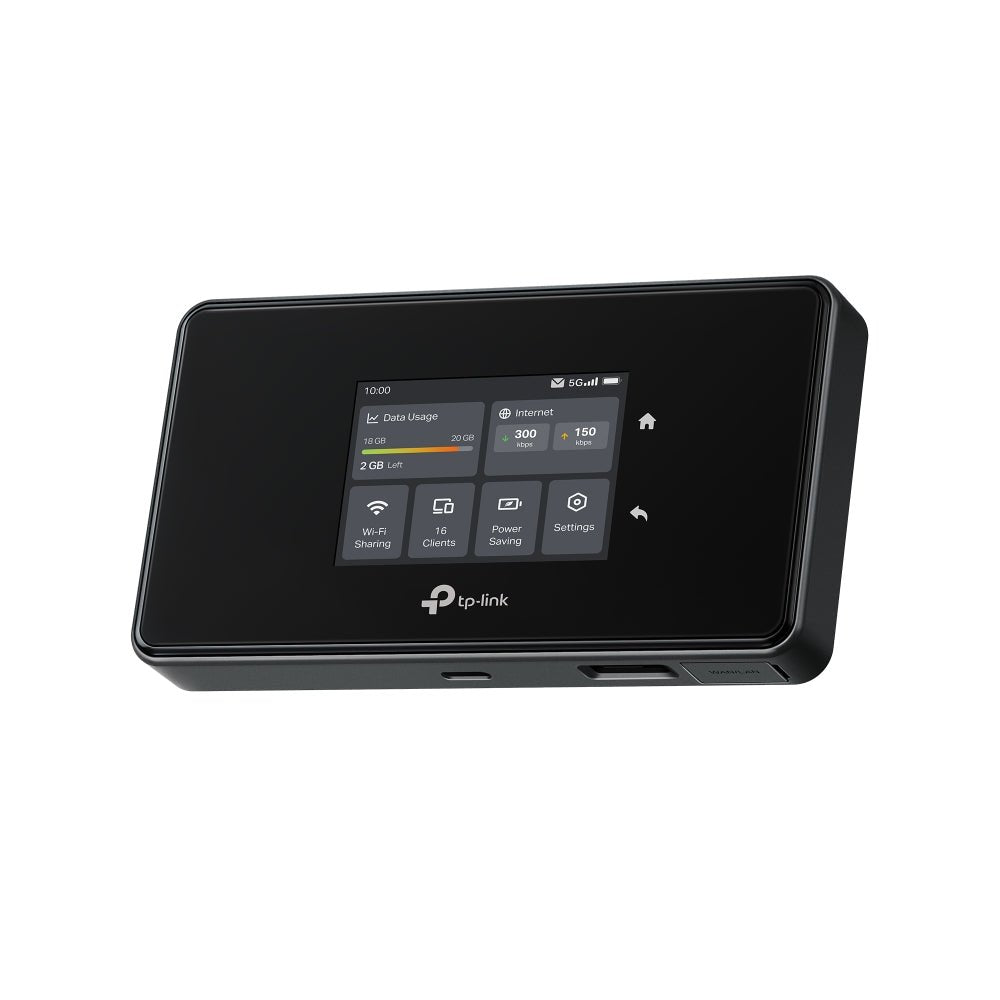 TP-Link M8550 5G Portable Wi-Fi 6E Router with Long Battery