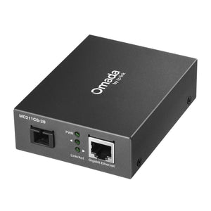 TP-Link MC211CS-20 Omada Gigabit WDM Media Converter 20KM - ACE Peripherals