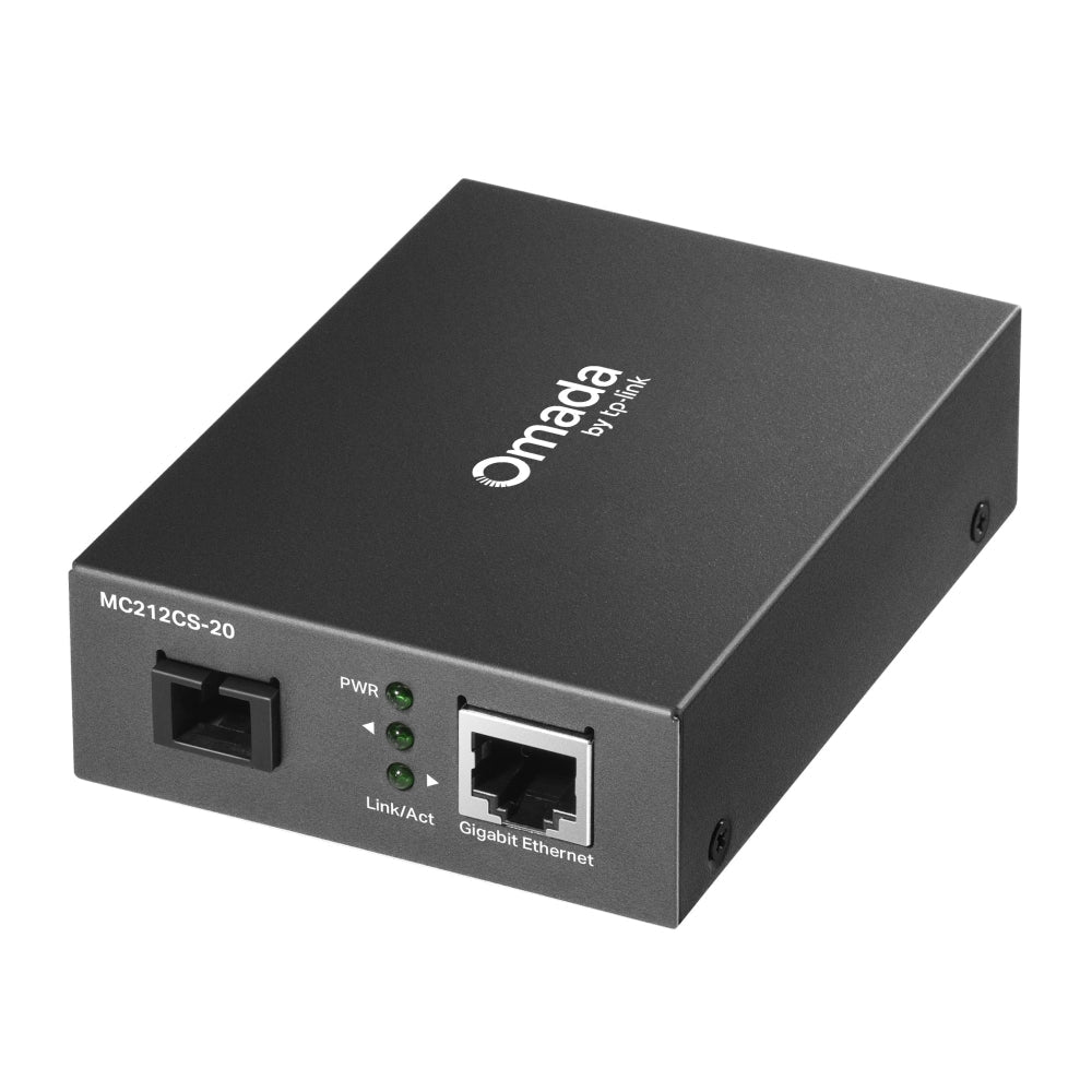TP-Link MC212CS-20 Omada Gigabit WDM Media Converter 20KM - ACE Peripherals
