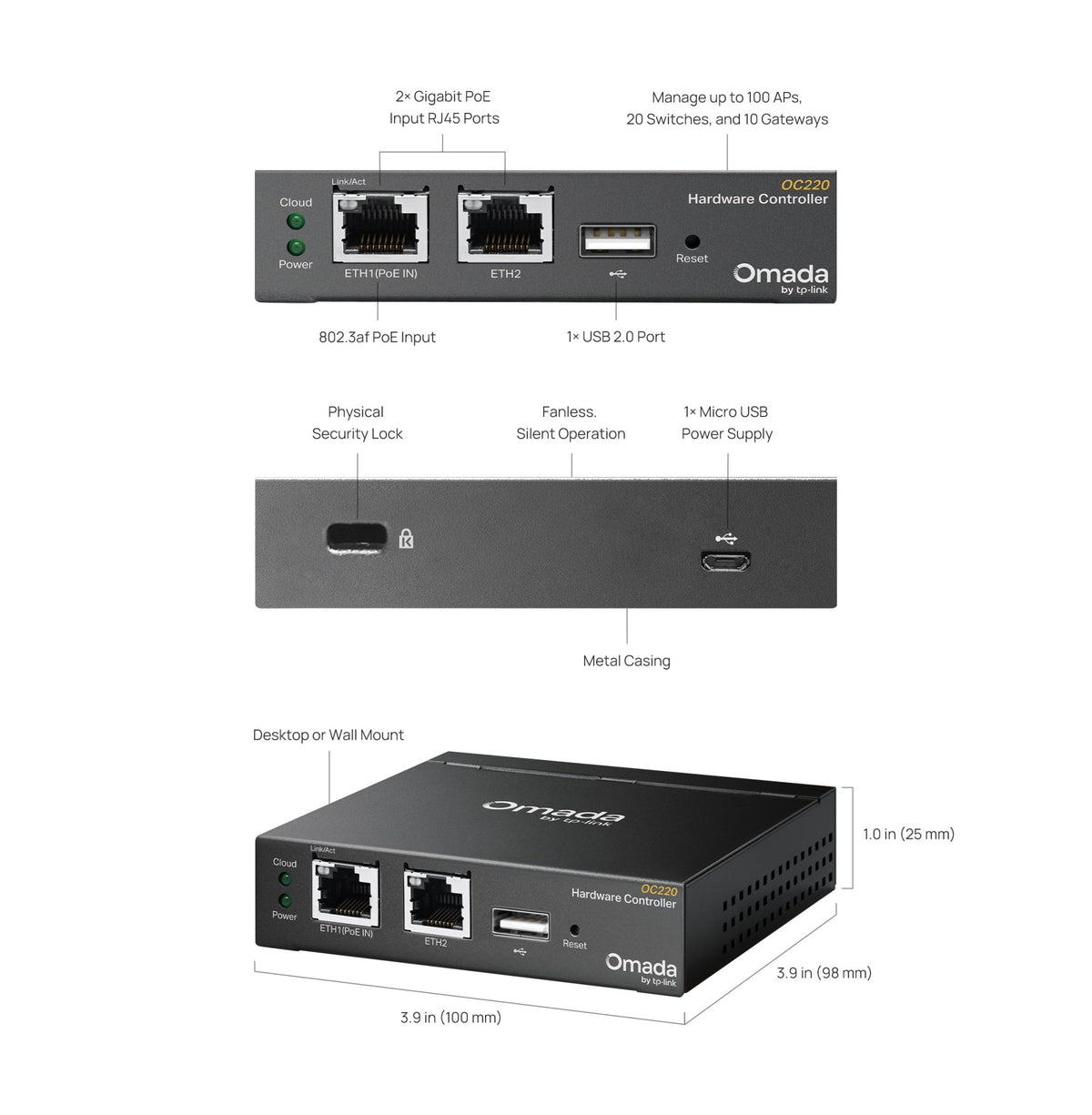 TP-Link OC220 Omada Hardware Controller - ACE Peripherals