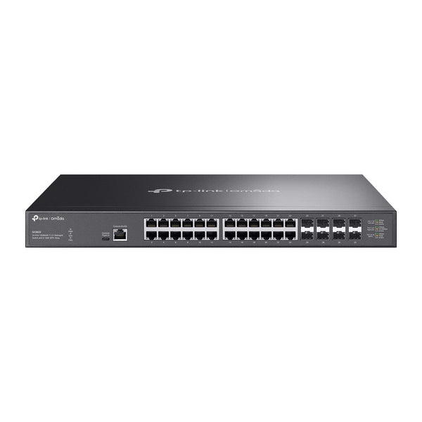 TP - Link SX3832 Omada 24 - Port 10GBASE - T L2+ Managed Switch with 8 - Port 10GE SFP+ - ACE Peripherals