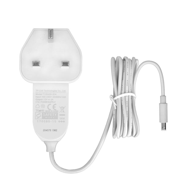 TP - Link T120250 - 2D4 12V 2.5A 30W UK DC Power Adapter Plug For Omada Vigi Festa Tapo Deco Archer - ACE Peripherals