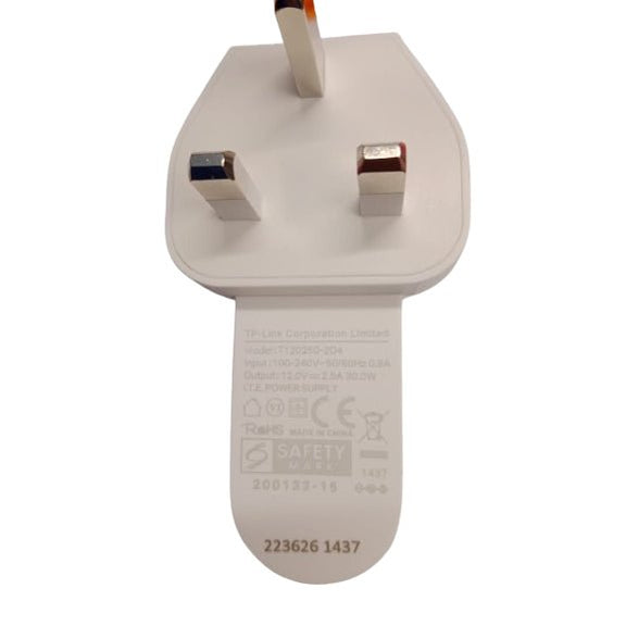 TP-Link 12V 2.5A UK Power Adapter 30W for TP-Link Devices