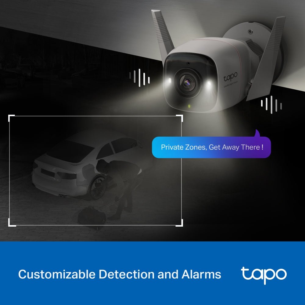 TP - Link Tapo C325WB 4MP 2K QHD WiFi Outdoor Bullet IP Camera - ACE Peripherals