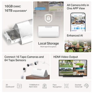 TP - Link Tapo H500 Smart HomeBase - ACE Peripherals
