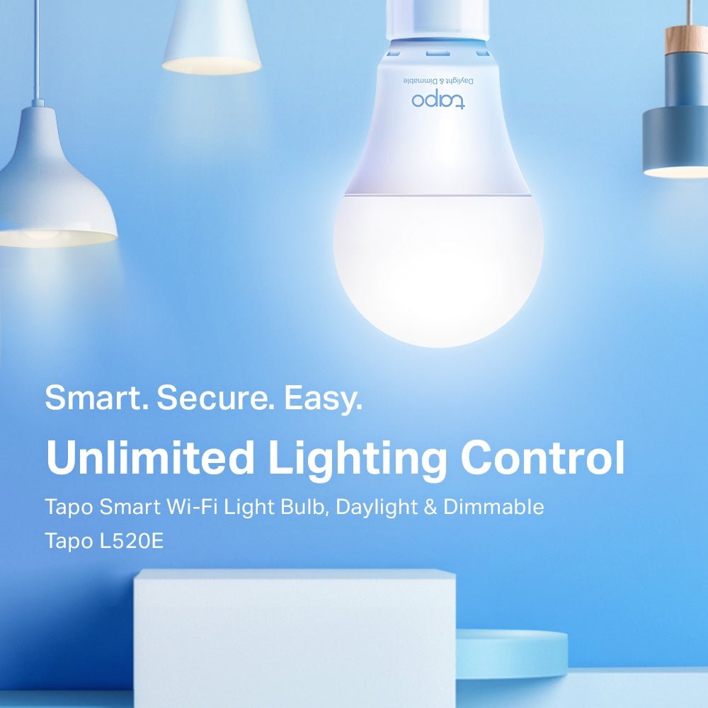 TP - Link Tapo L520E Smart Wi - Fi Dimmable Daylight Light Bulb - ACE Peripherals