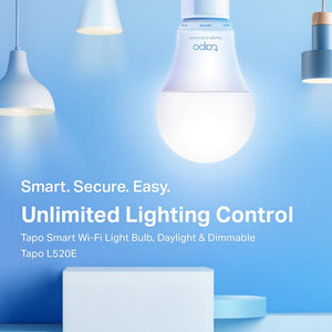 TP - Link Tapo L520E Smart Wi - Fi Dimmable Daylight Light Bulb - ACE Peripherals