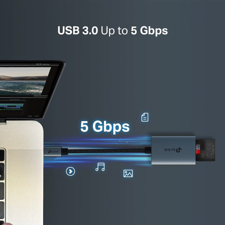TP - Link UA430C USB 3.0 Type - C to SD & microSD 3.0 Card Reader - ACE Peripherals