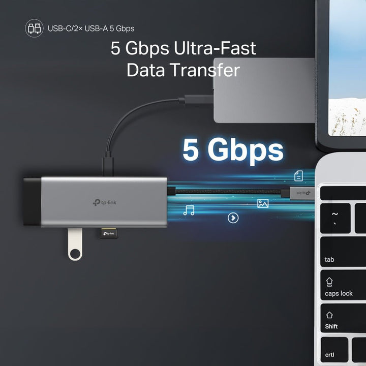 TP - Link UH7020C USB Type - C 7 - in - 1 Hub - ACE Peripherals
