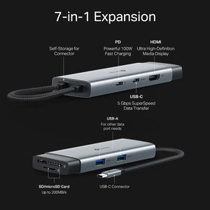 TP - Link UH7020C USB Type - C 7 - in - 1 Hub - ACE Peripherals