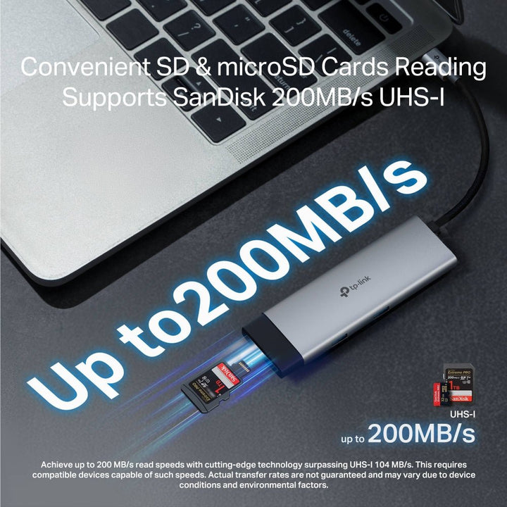 TP - Link UH7020C USB Type - C 7 - in - 1 Hub - ACE Peripherals