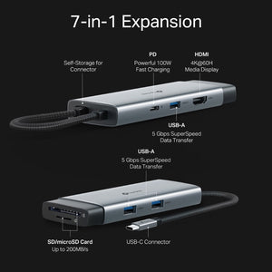 TP - Link UH7021C USB Type - C 7 - in - 1 Hub - ACE Peripherals
