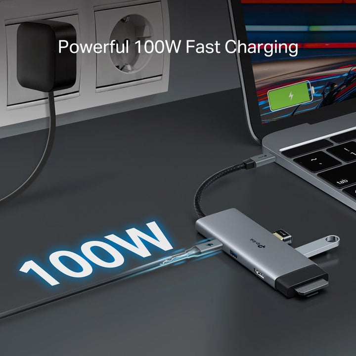 TP - Link UH7021C USB Type - C 7 - in - 1 Hub - ACE Peripherals