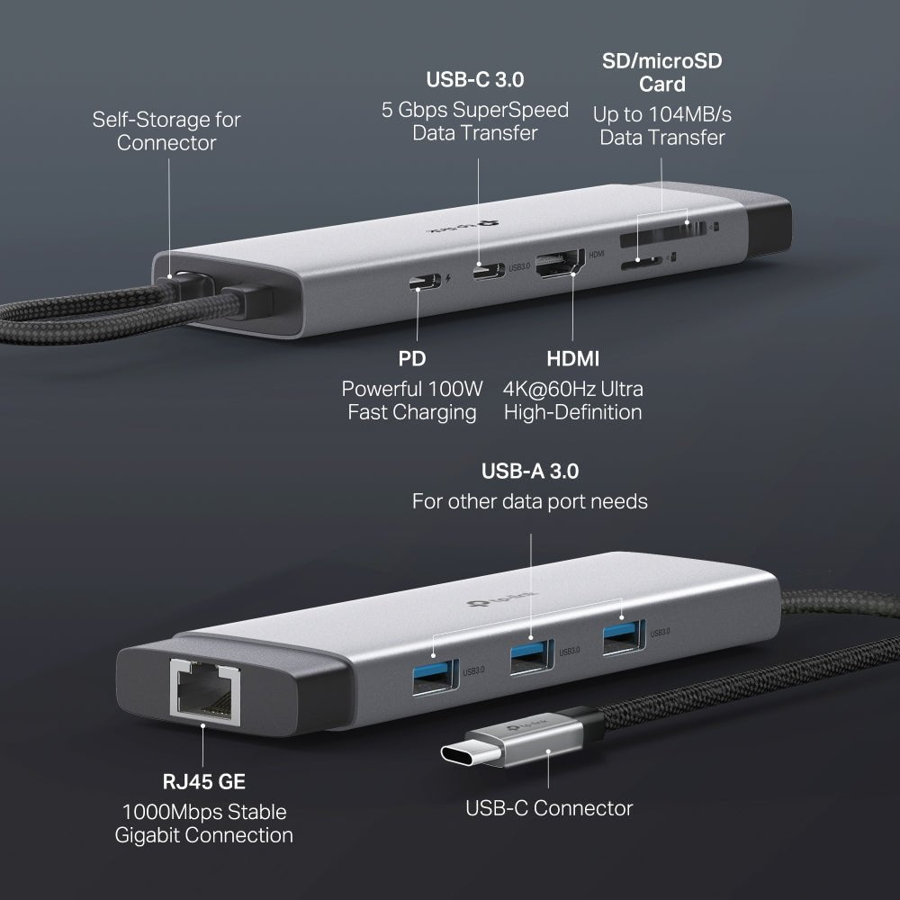 TP - Link UH9120C USB Type - C 9 in 1 Hub - ACE Peripherals