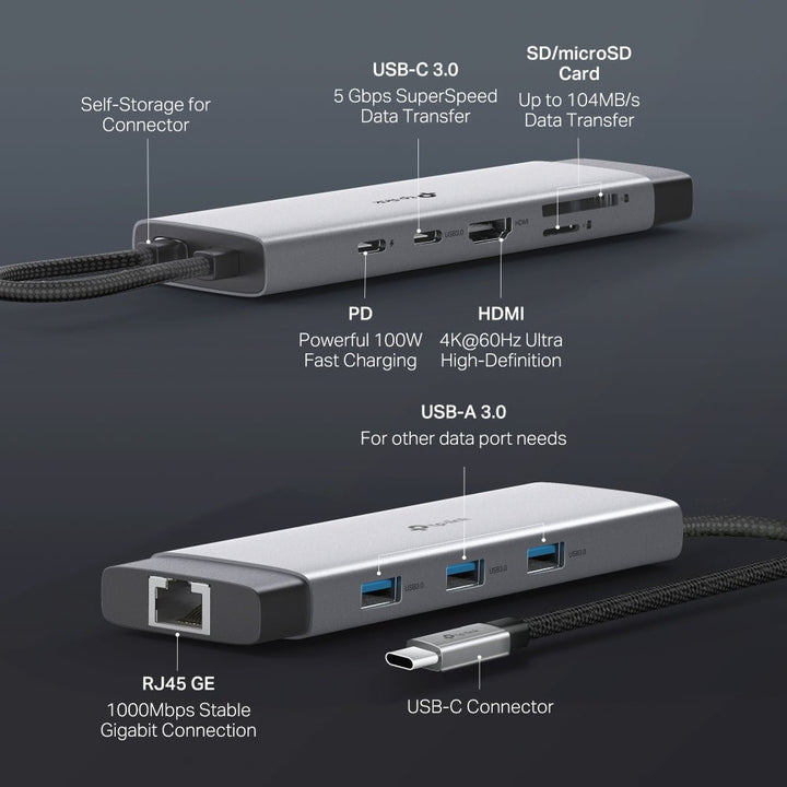 TP - Link UH9120C USB Type - C 9 in 1 Hub - ACE Peripherals