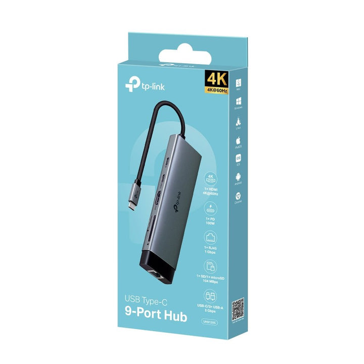 TP - Link UH9120C USB Type - C 9 in 1 Hub - ACE Peripherals