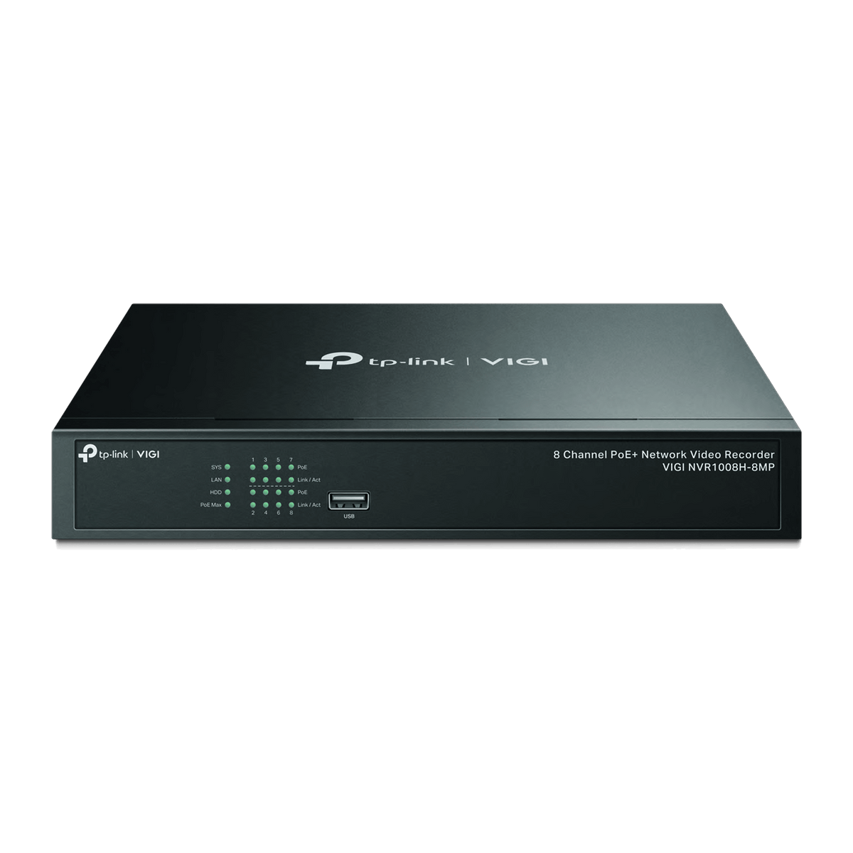 TP-Link VIGI NVR1008H-8MP 8 Channel PoE+ Network Video Recorder - ACE Peripherals