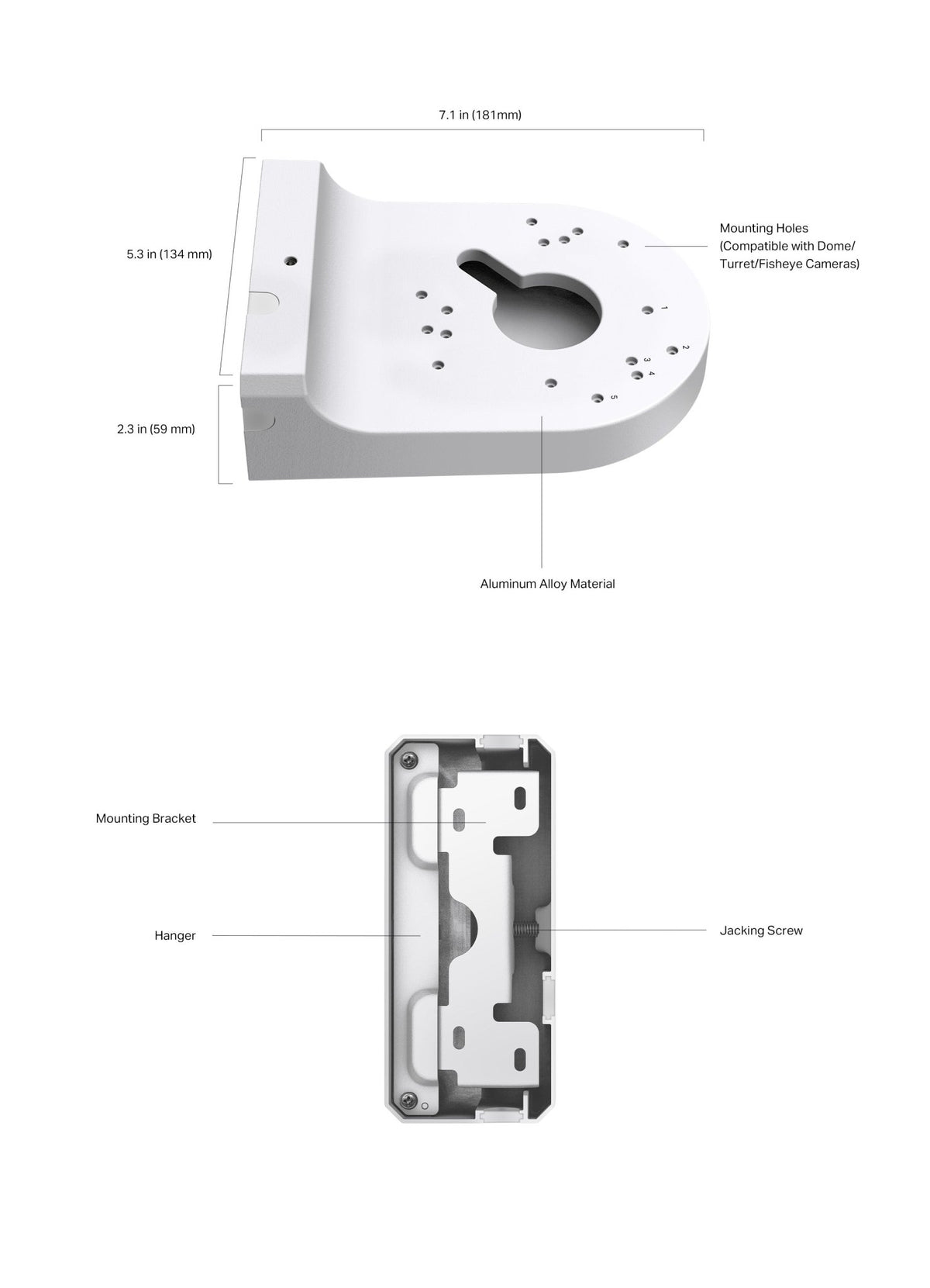 TP - Link VJB - 240 VIGI Network Camera Junction Box - ACE Peripherals