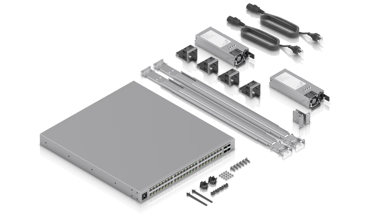 Ubiquiti ECS-48S-PoE Enterprise Campus 48-Port 2.5G/10G PoE+++ Stackable Layer 3 Switch - ACE Peripherals