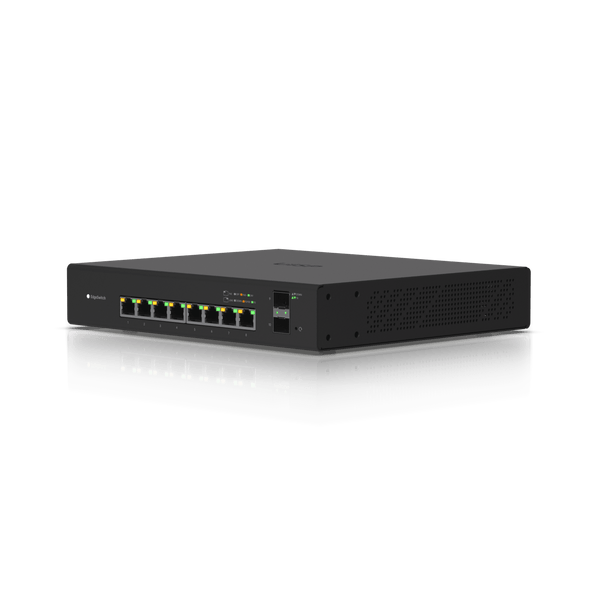 Ubiquiti ES - 8 - 150W EdgeSwitch 8 - Port 150W PoE+ Switch with 2 SFP - ACE Peripherals