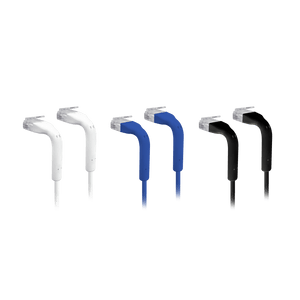 Ubiquiti U-Cable-Patch-RJ45 patch cables in White Blue and Black