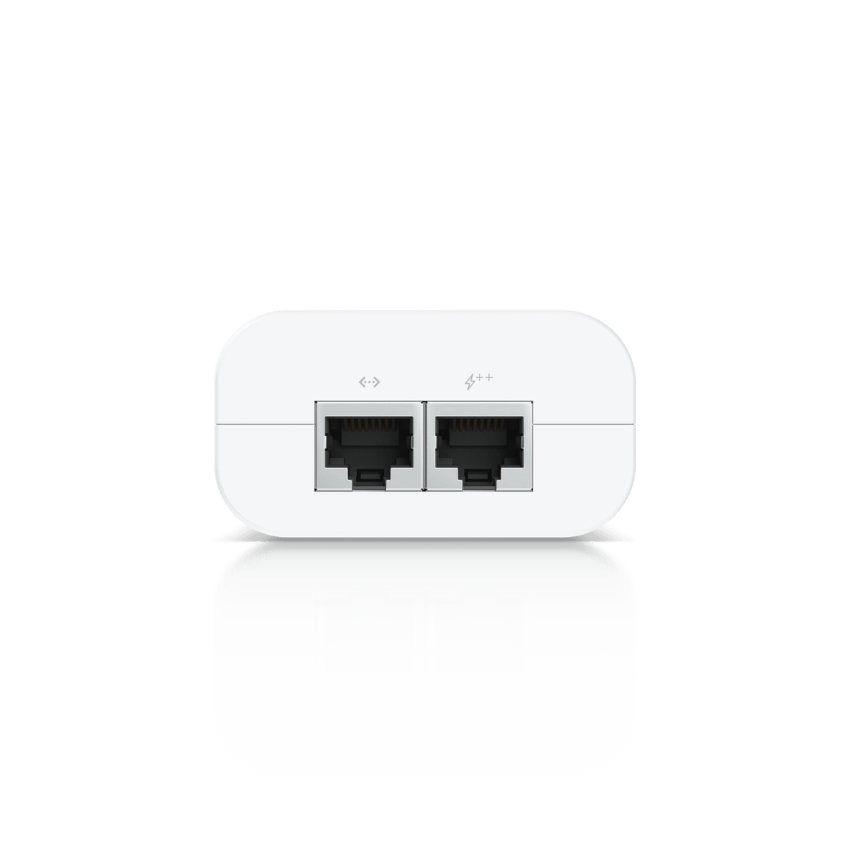 Ubiquiti UACC-PoE++-10G 60W 10GbE injector data input and PoE output end