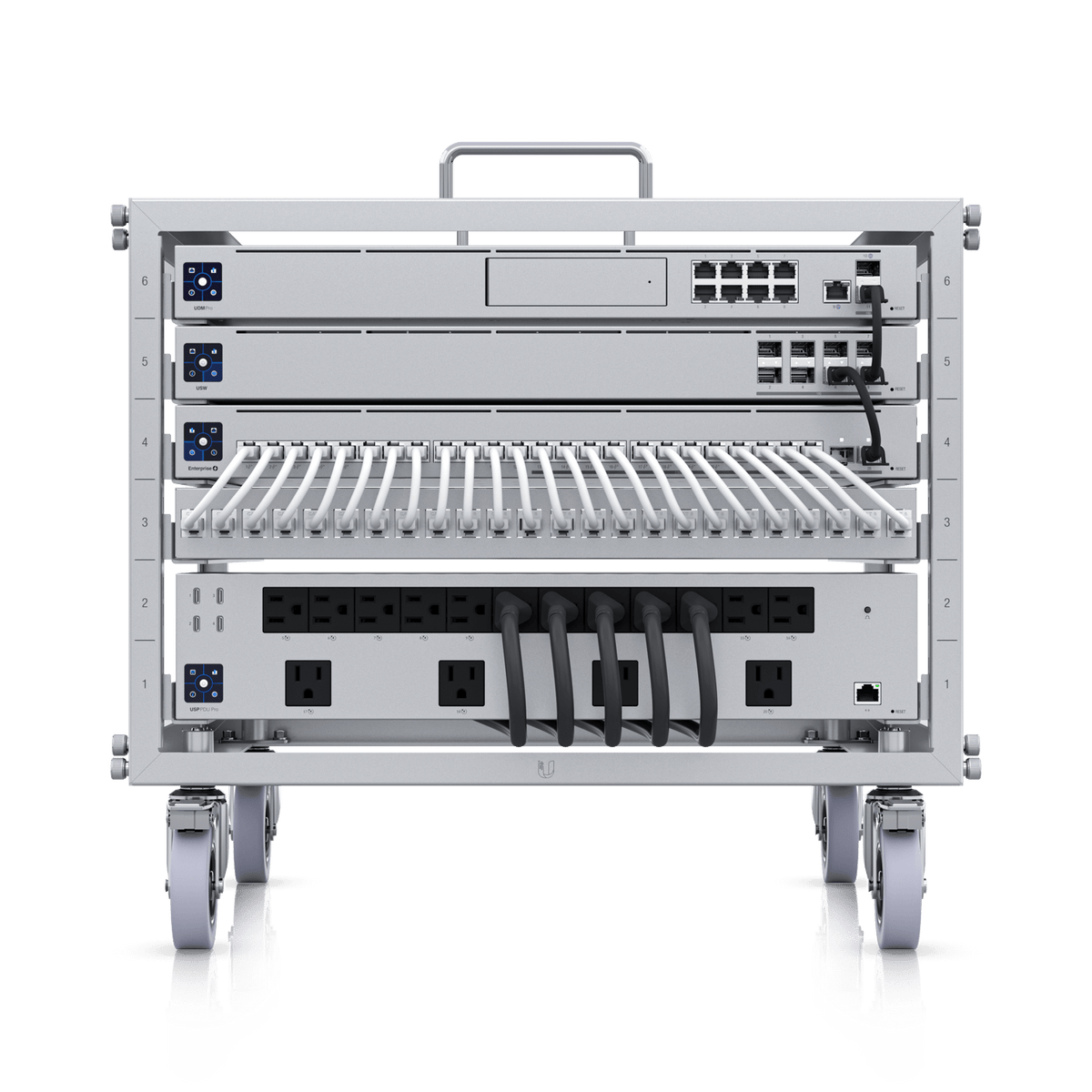 Ubiquiti U - Rack - 6U - TL 6U Compact Open - Frame Toolless Mini Rack - ACE Peripherals