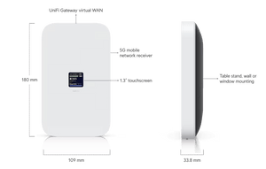Ubiquiti U5G - Max UniFi 5G Max with SIM and eSIM PoE Modem - ACE Peripherals