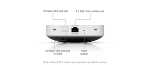 Ubiquiti U5G - Max UniFi 5G Max with SIM and eSIM PoE Modem - ACE Peripherals