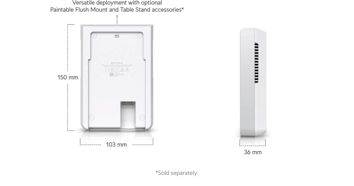 Ubiquiti U7-Pro-Wall BE11000 Access Point - ACE Peripherals