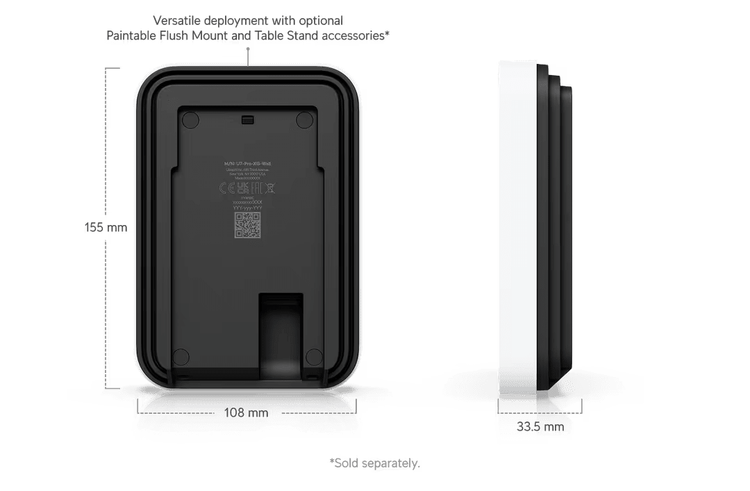 Ubiquiti U7 - Pro - XG - Wall U7 Pro XG Wall BE11000 10GbE Access Point - ACE Peripherals