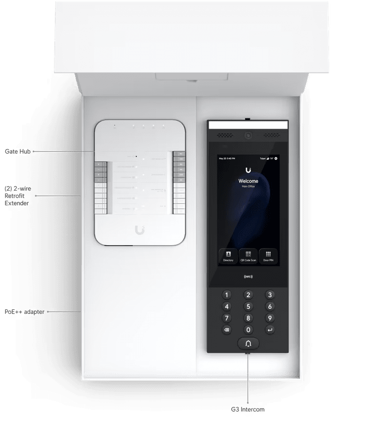 Ubiquiti UA - G3 - SK - Gate G3 Gate Starter Kit with Touch Pass and Intercom - ACE Peripherals