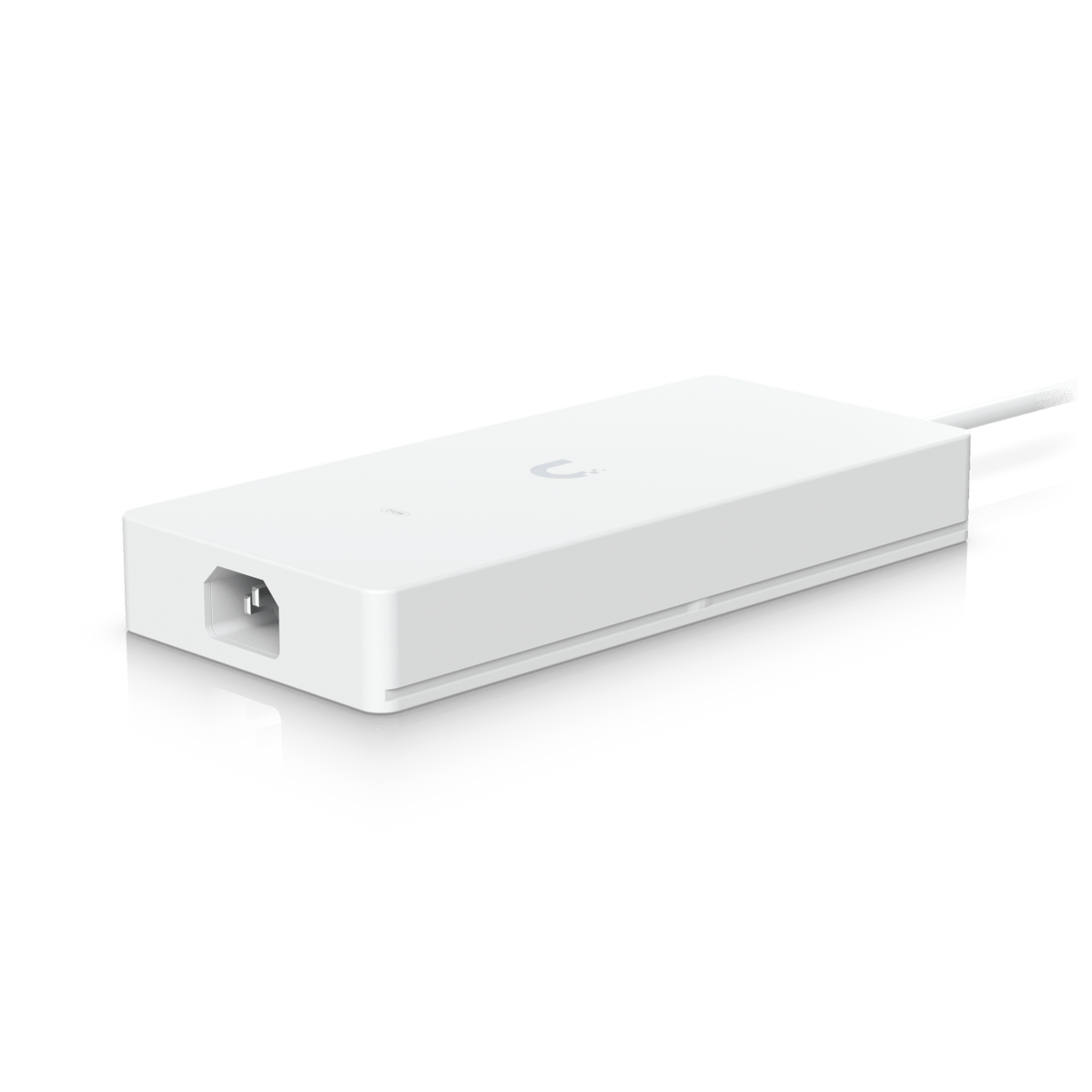 Ubiquiti UACC-Adapter-AC-210W 210W power adapter angled C14 inlet view