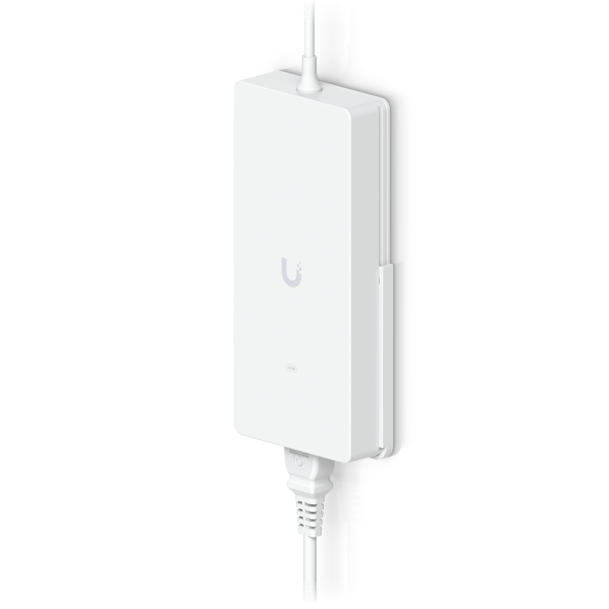 Ubiquiti UACC-Adapter-AC-210W 210W power adapter angled front with cables