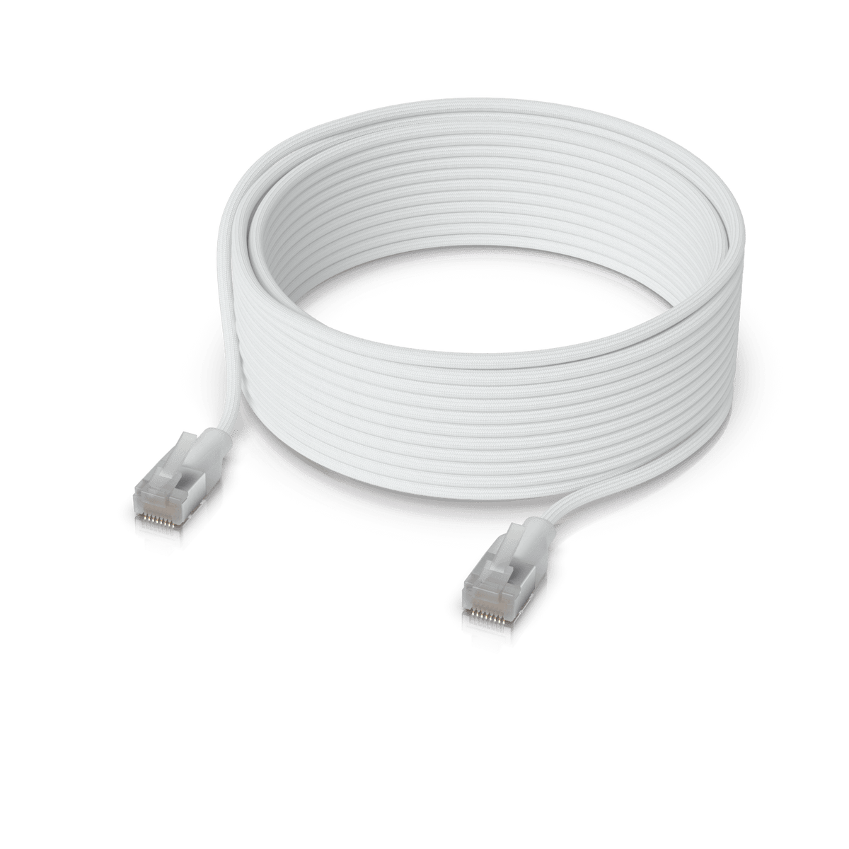 Ubiquiti UACC-Cable-Patch-EL-C6A White braided patch cable 8M coil