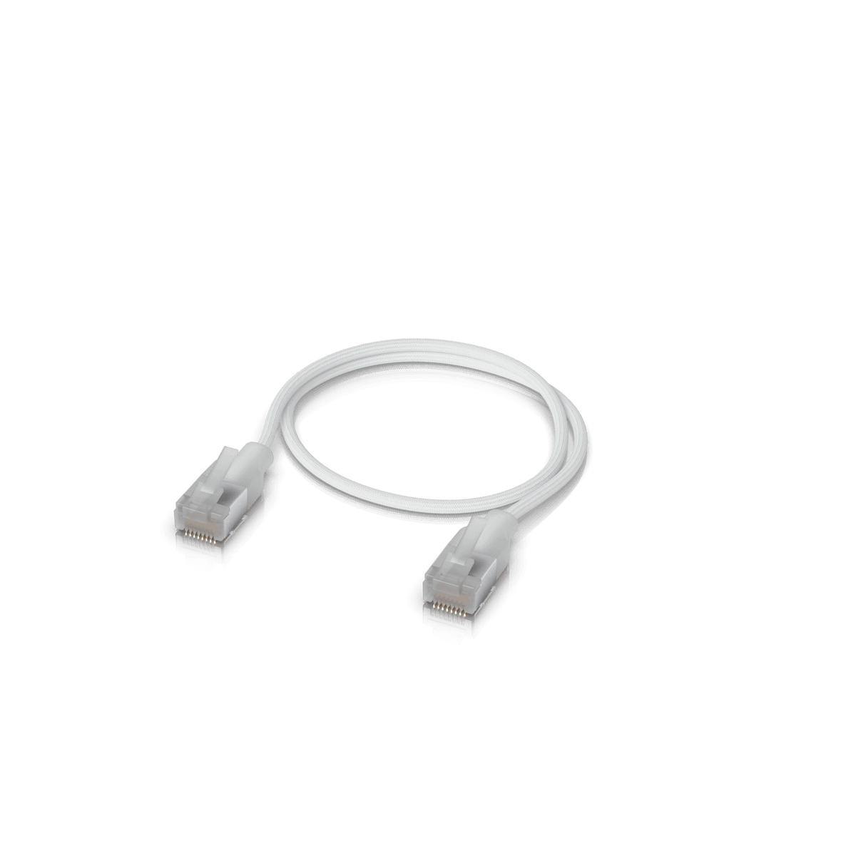 Ubiquiti UACC-Cable-Patch-EL-C6A White braided patch cable 0.3M loop
