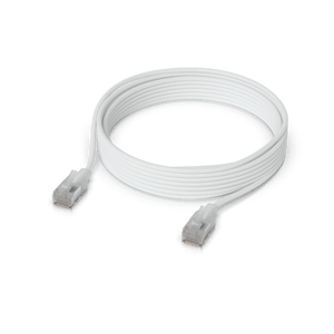 Ubiquiti UACC-Cable-Patch-EL-C6A White braided patch cable 3M coil