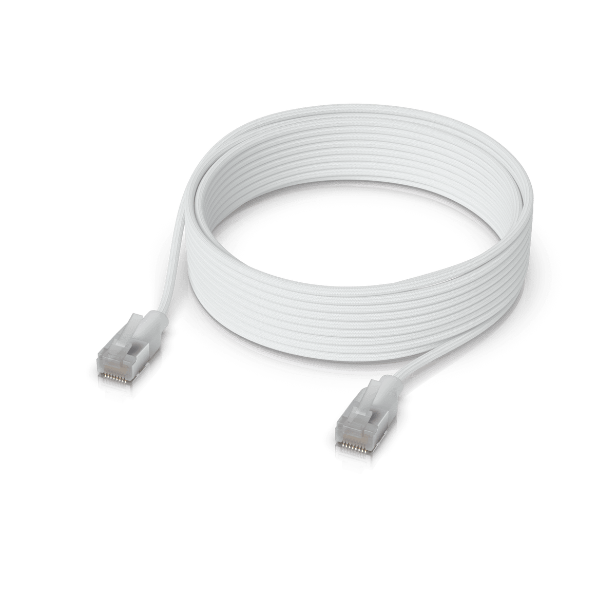 Ubiquiti UACC-Cable-Patch-EL-C6A White braided patch cable 5M coil
