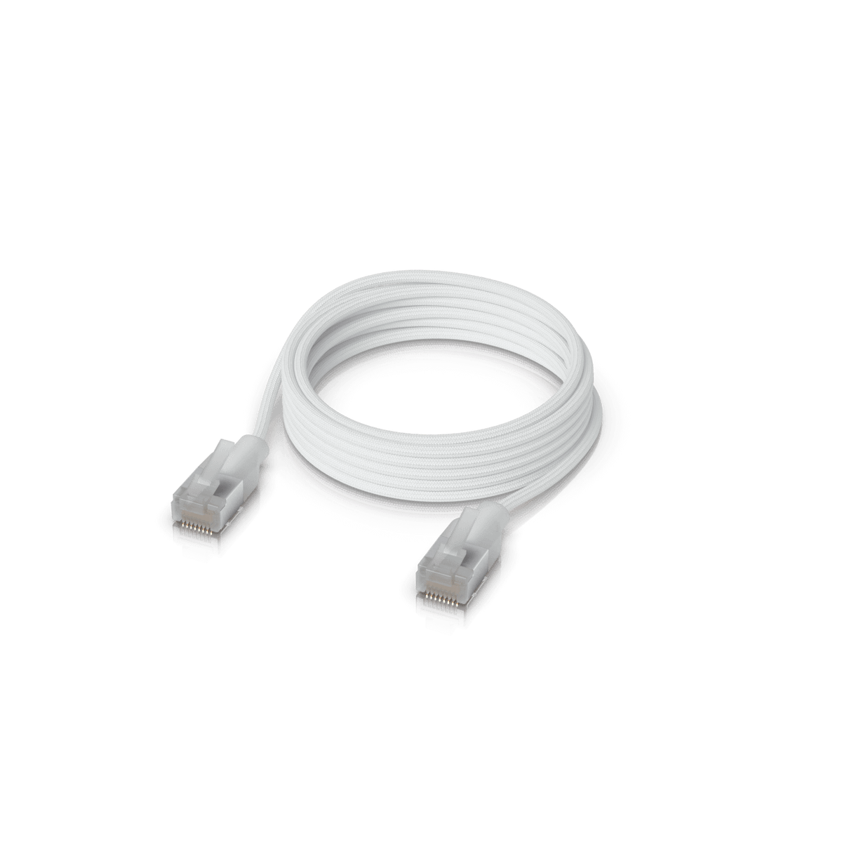 Ubiquiti UACC-Cable-Patch-EL-C6A White braided patch cable 2M coil