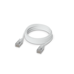 Ubiquiti UACC-Cable-Patch-EL-C6A White braided patch cable 2M coil