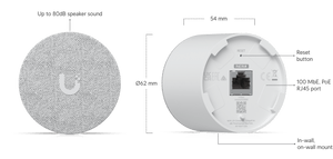 Ubiquiti UACC - Chime - PoE PoE Smart Chime for UniFi Doorbell and Door Access Hub - ACE Peripherals
