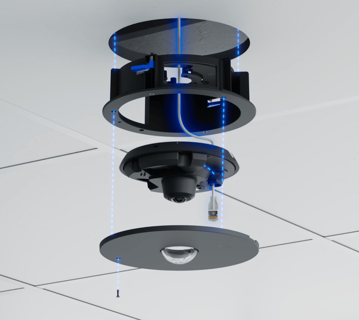 Ubiquiti UACC-G6-Pro-360-FM G6 Pro 360 Flush Mount - ACE Peripherals