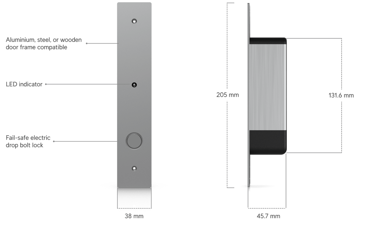 Ubiquiti UACC-Lock-Bolt-Safe Fail-Safe Electric Bolt Lock - ACE Peripherals