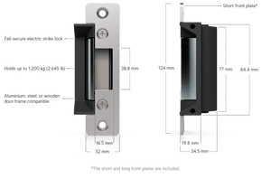 Ubiquiti UACC-Lock-Strike-Secure-15mm Fail-Secure Electric Strike Lock - ACE Peripherals